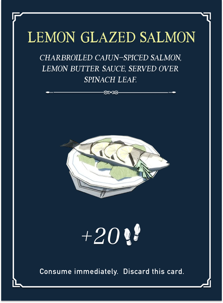 Meal Cards card
