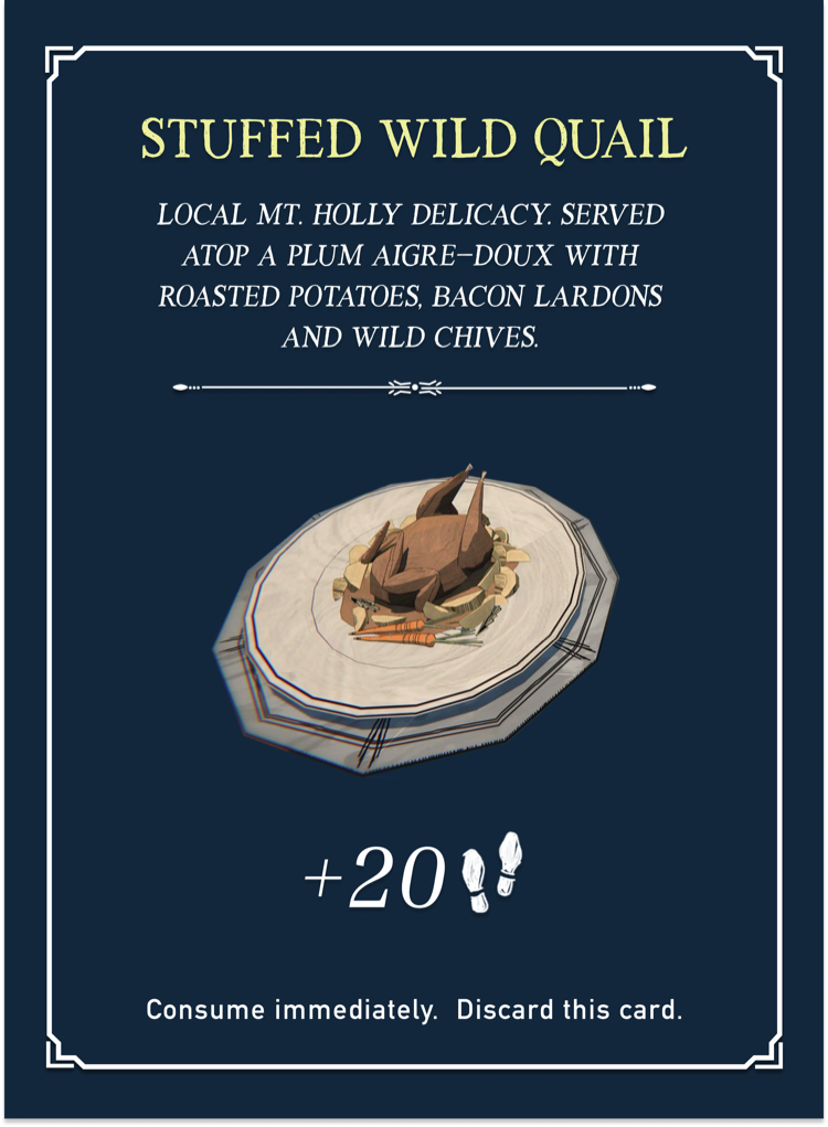 Meal Cards card