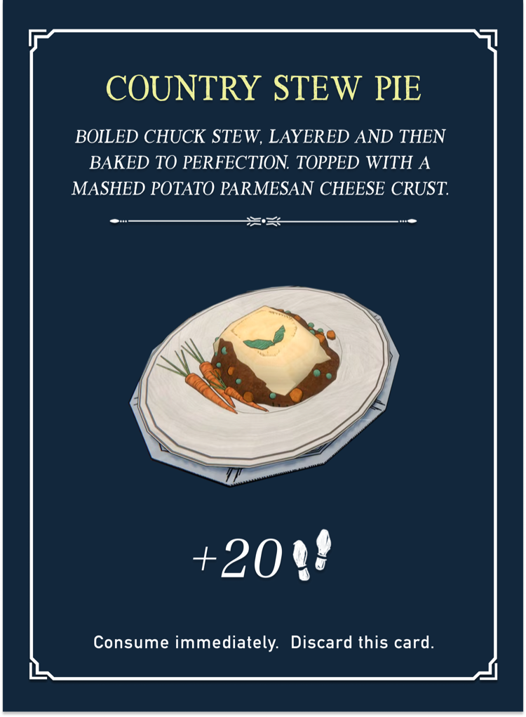 Meal Cards card