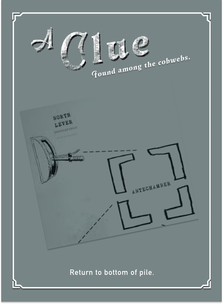 Lever Clues card
