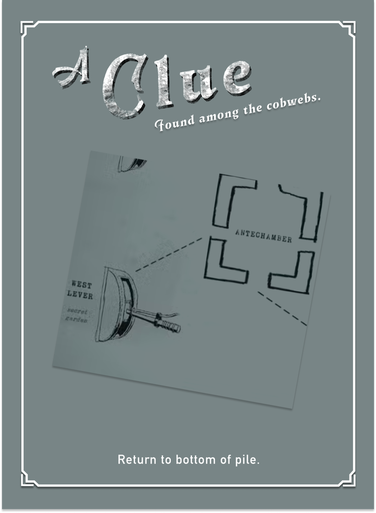 Lever Clues card