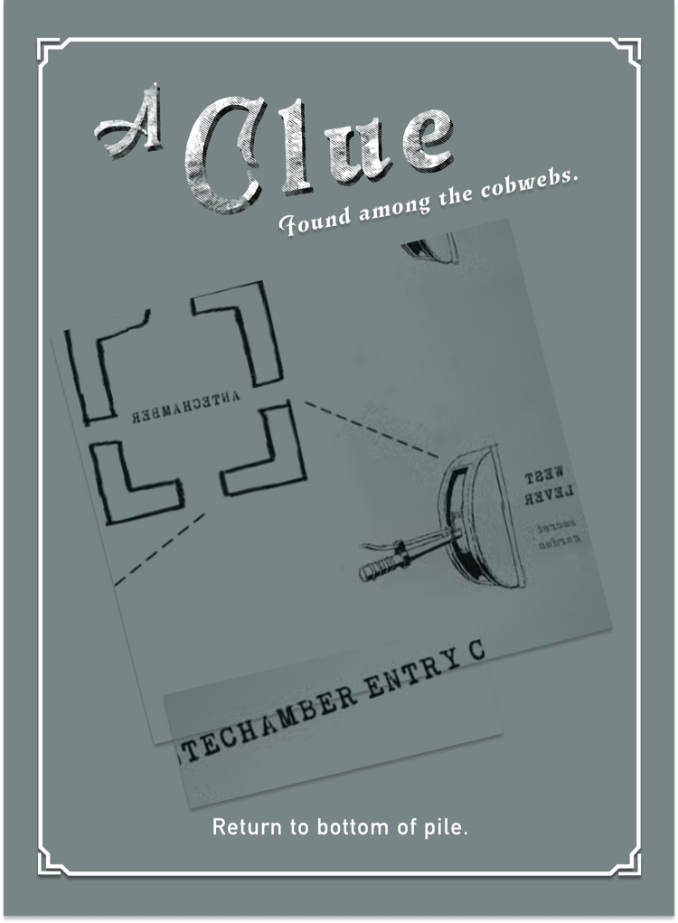 Lever Clues card