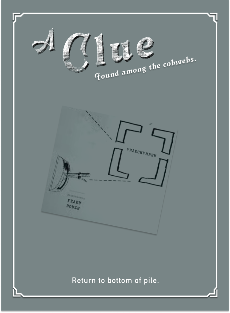 Lever Clues card