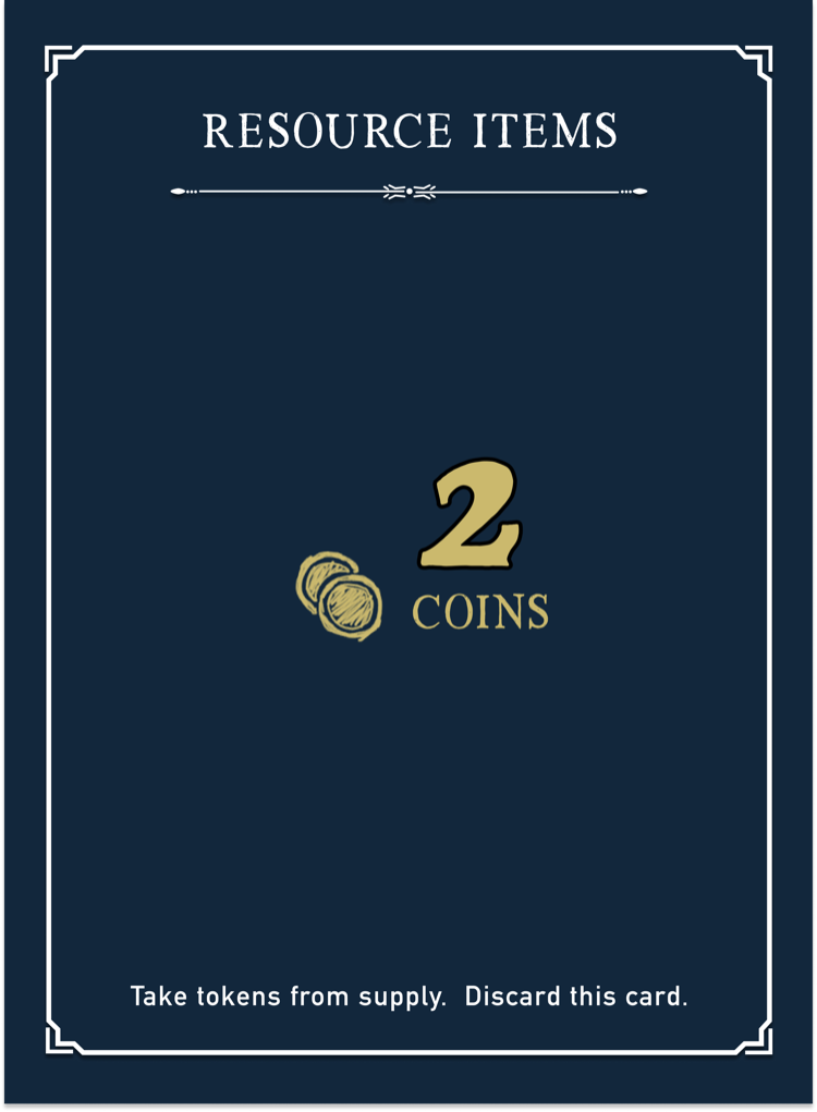Resource Items card
