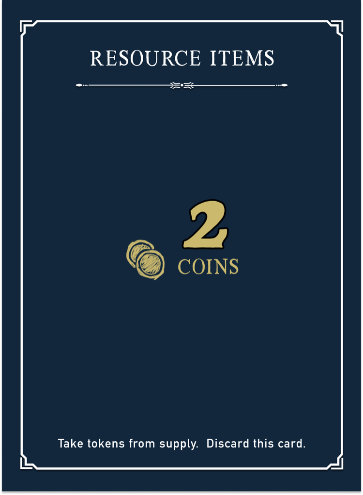 Resource Items card
