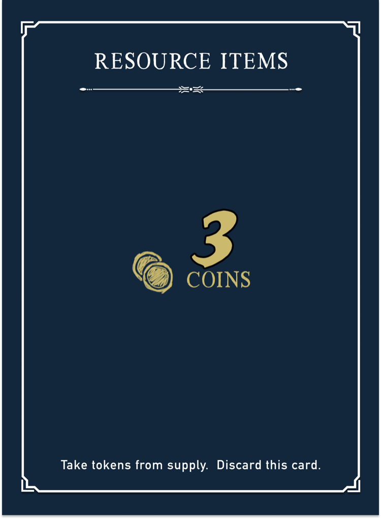 Resource Items card