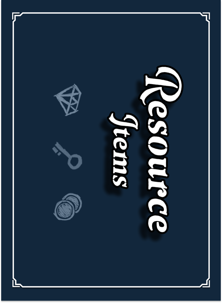 Resource Items card back