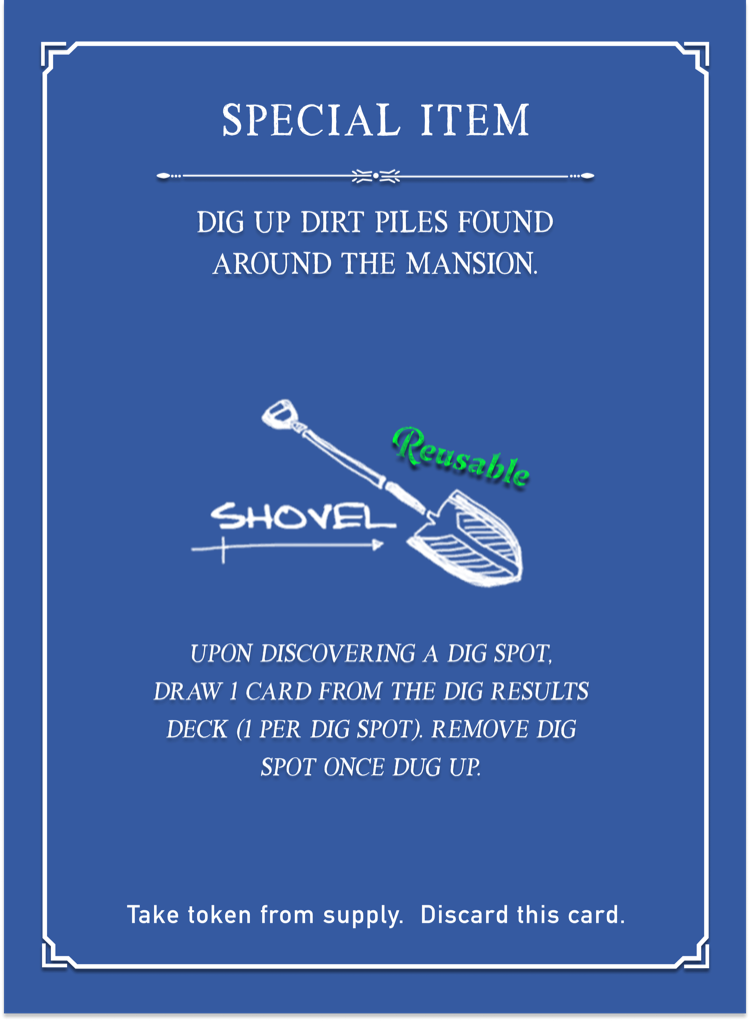 Special Items card