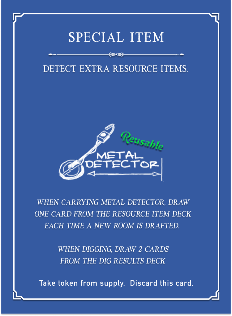 Special Items card