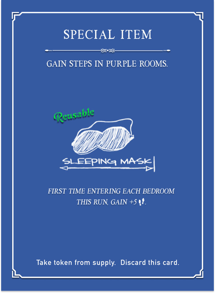 Special Items card