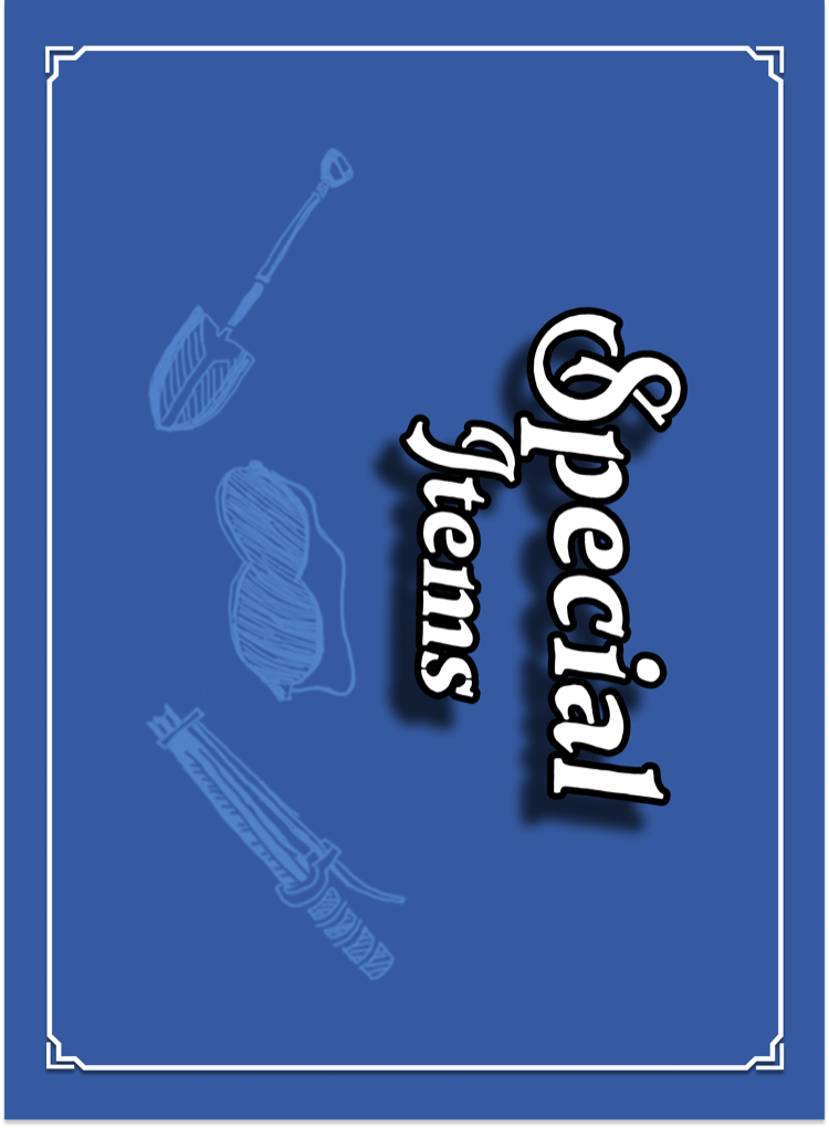 Special Items card back