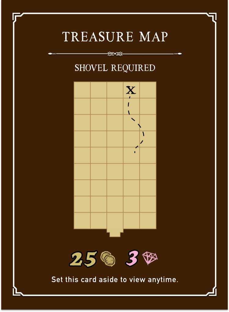 Treasure Maps card
