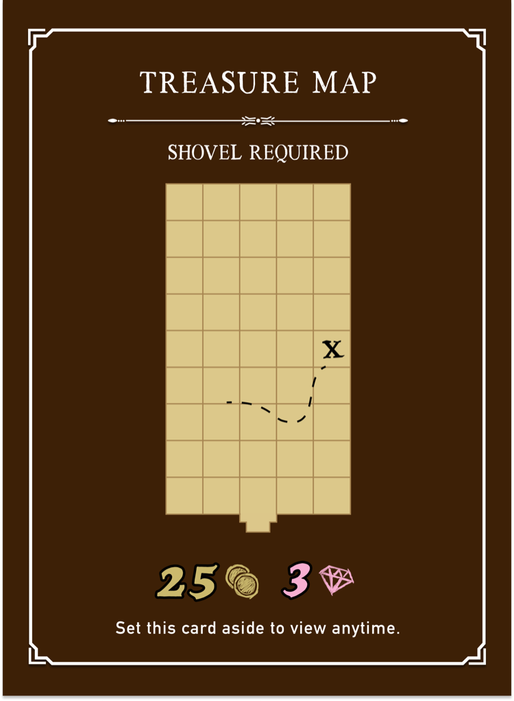 Treasure Maps card