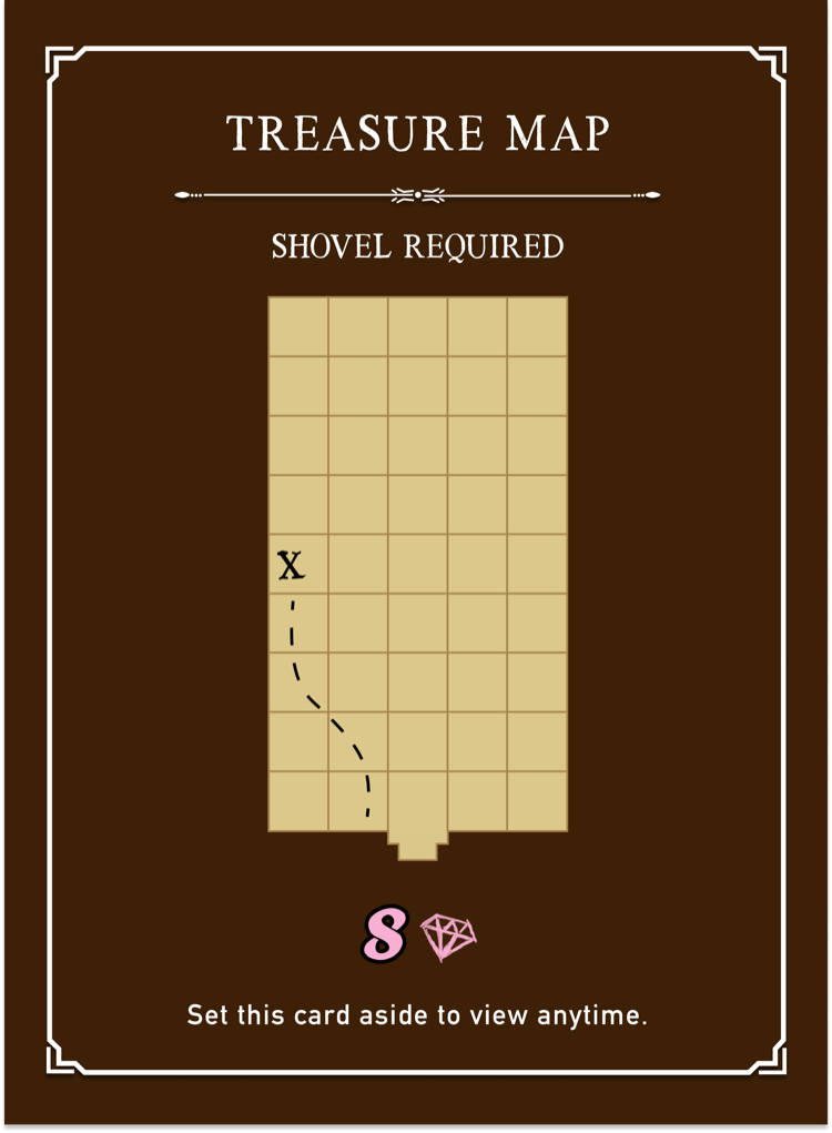 Treasure Maps card