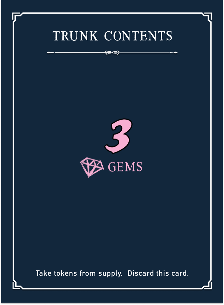 Trunk Contents card