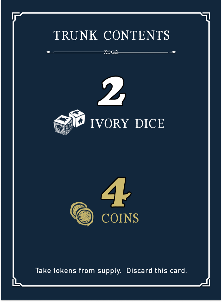 Trunk Contents card