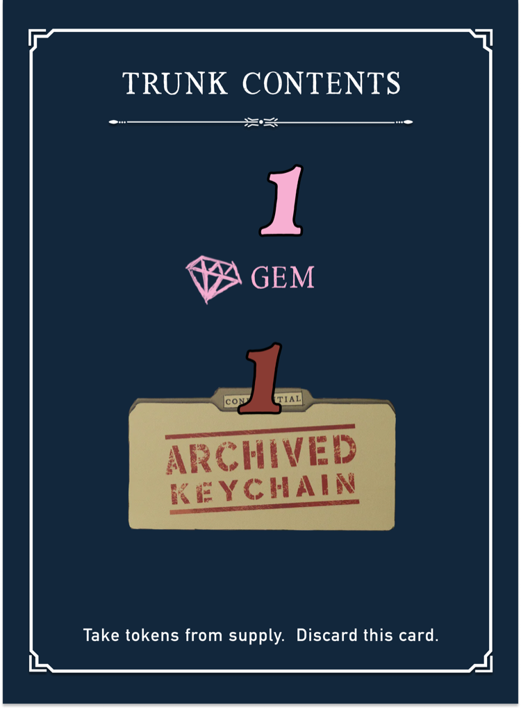 Trunk Contents card