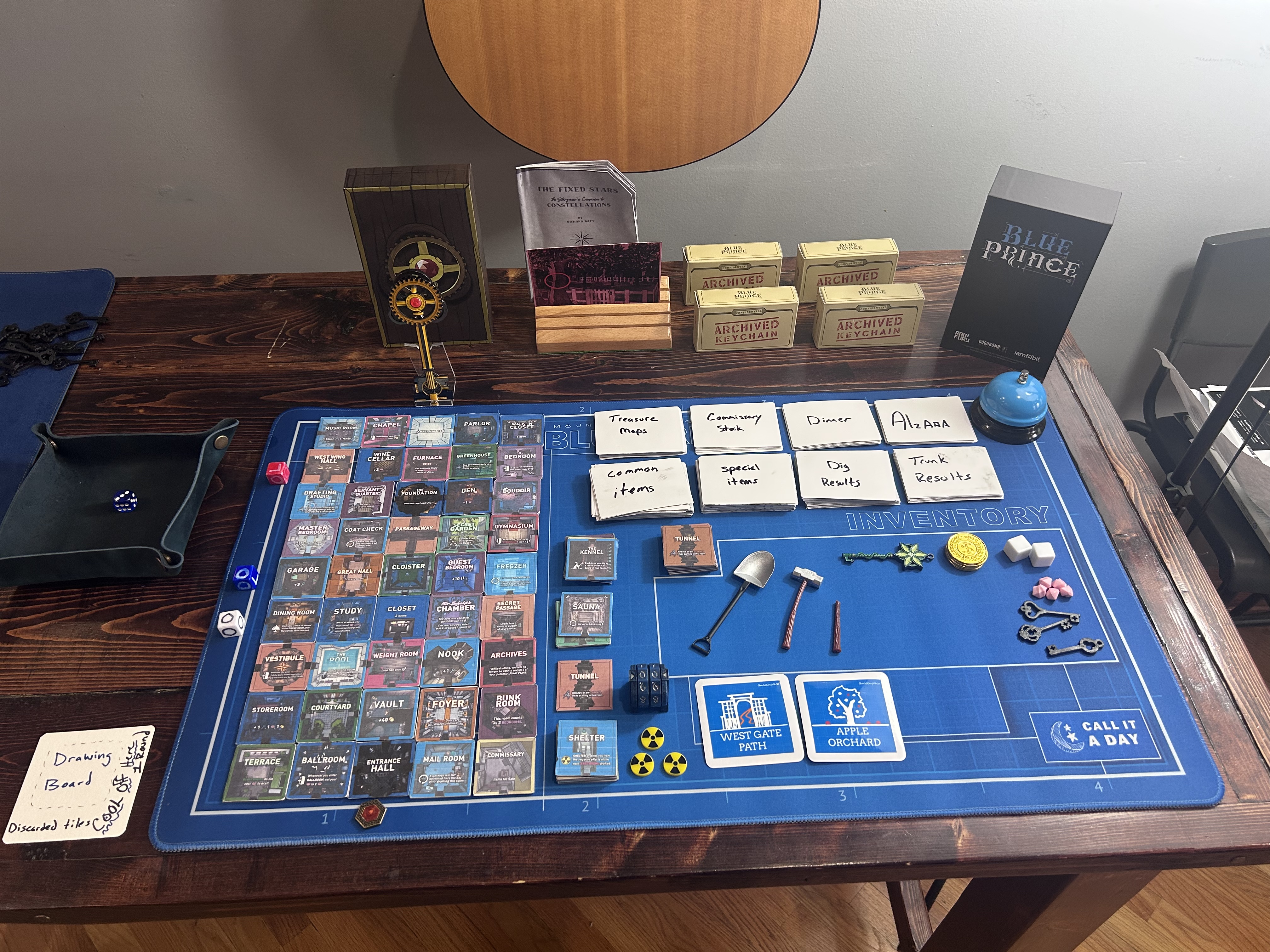 Prototype on the table with bag