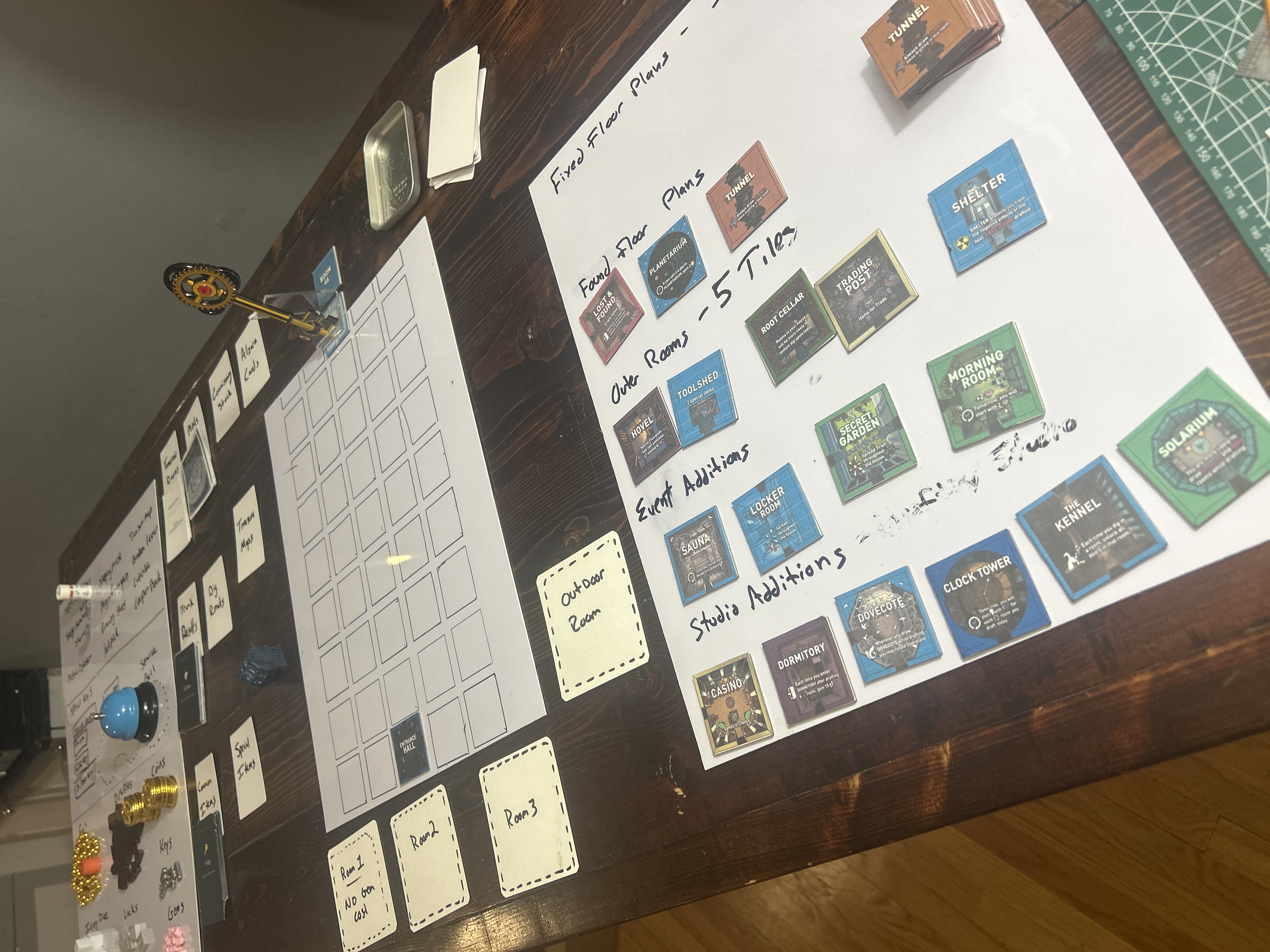 Full playtest table setup