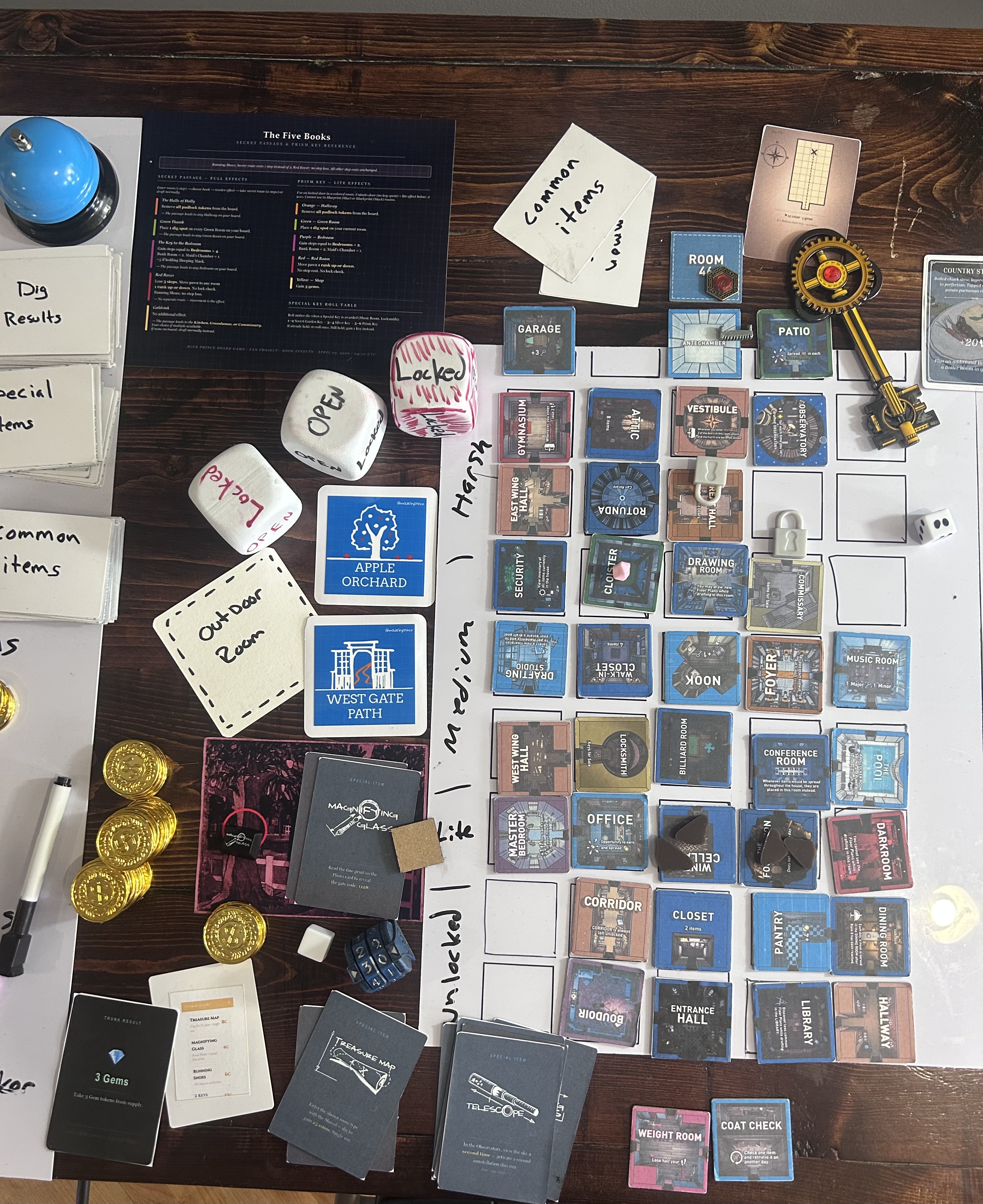 The final board state from Campaign 4 Day 1 — Room 46 reached