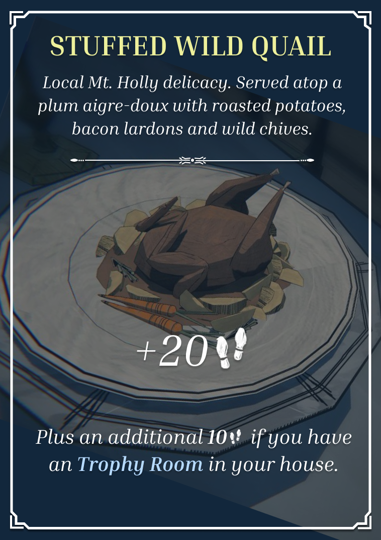 Stuffed Wild Quail